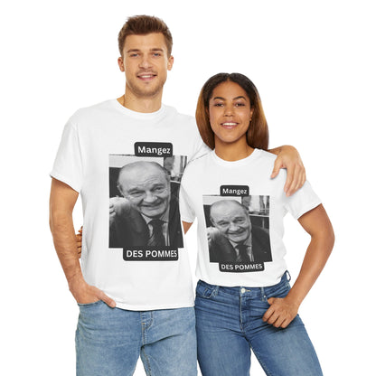 T shirt Chirac “Mangez des pommes”