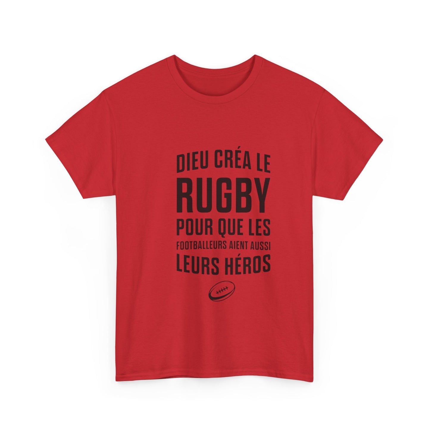 T-shirt "Dieu créa le rugby"