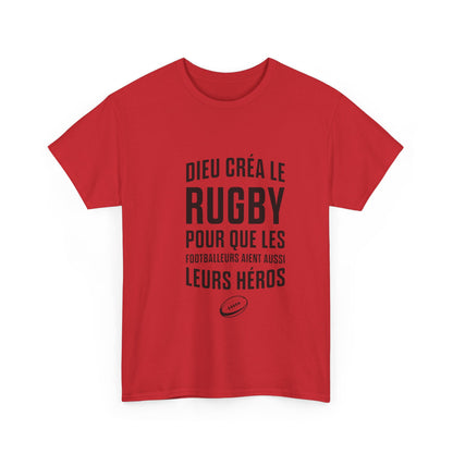 T-shirt "Dieu créa le rugby"