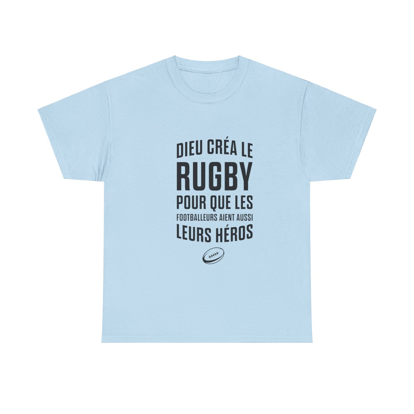 T-shirt "Dieu créa le rugby"