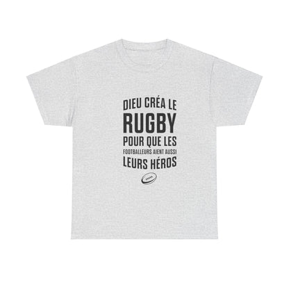 T-shirt "Dieu créa le rugby"