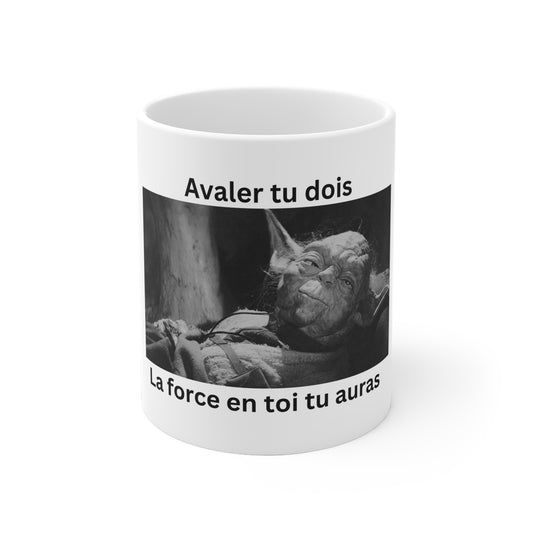 Mug "Yoda la force en toi"