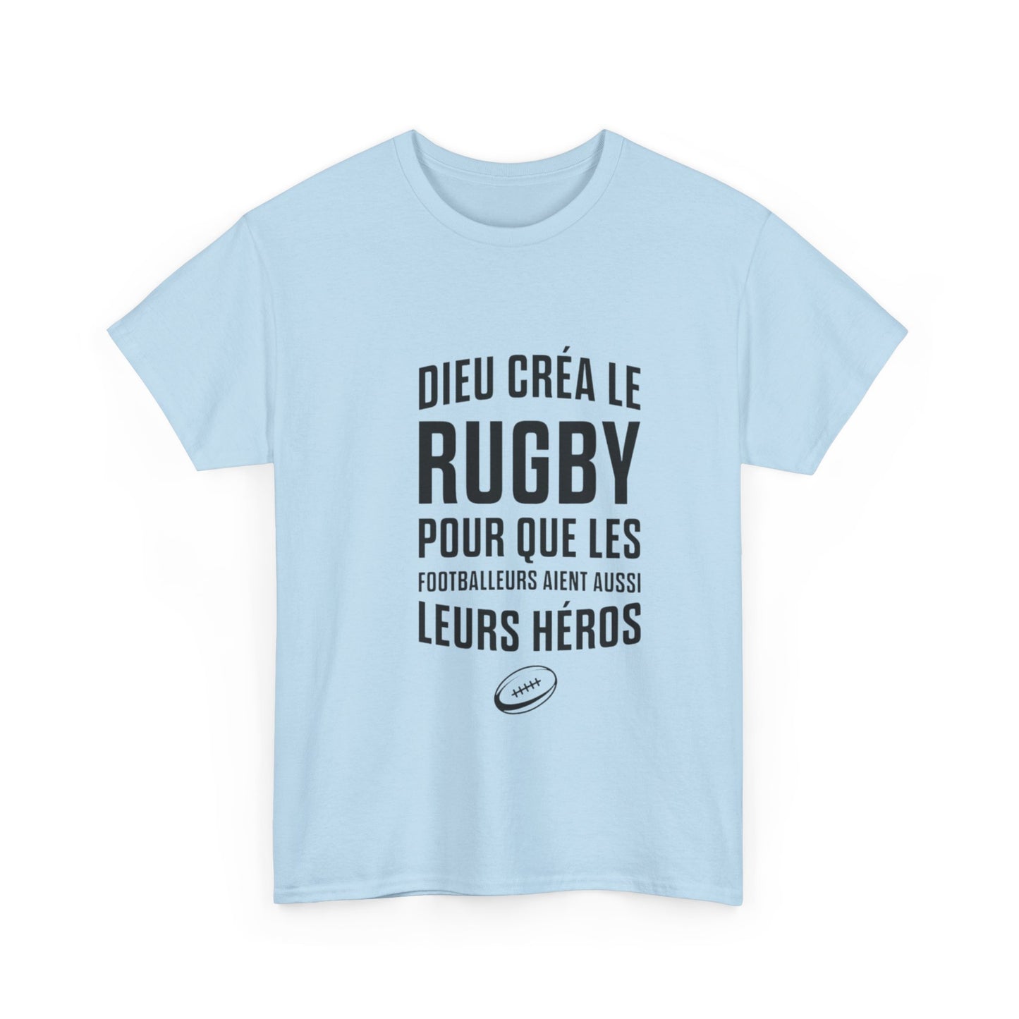 T-shirt "Dieu créa le rugby"