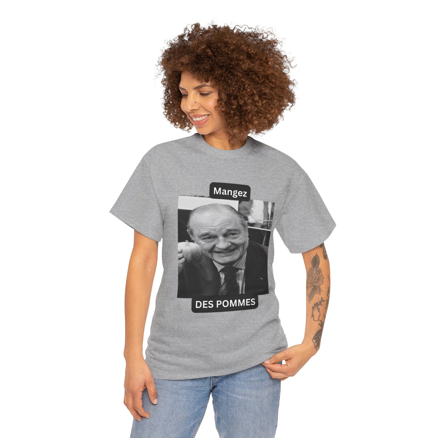 T shirt Chirac “Mangez des pommes”