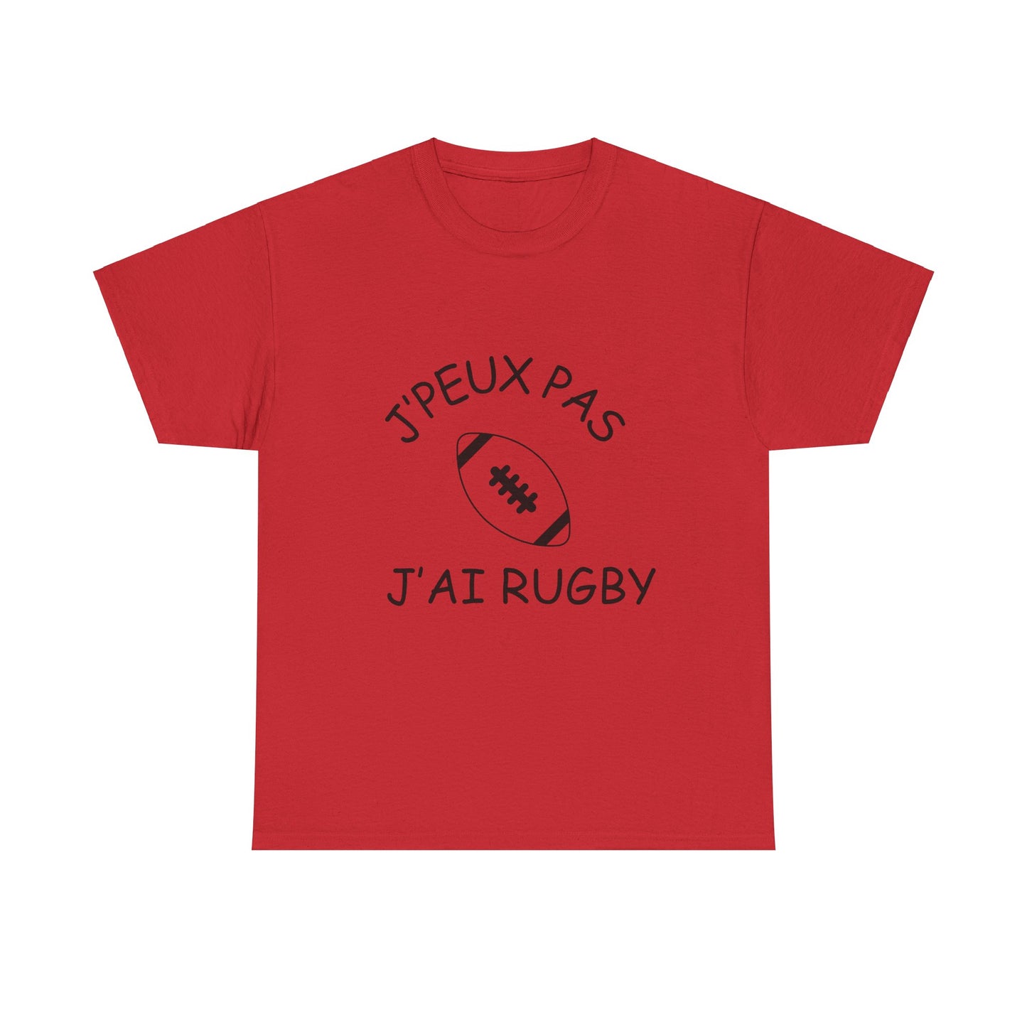 T-shirt "Je peux pas j'ai rugby"