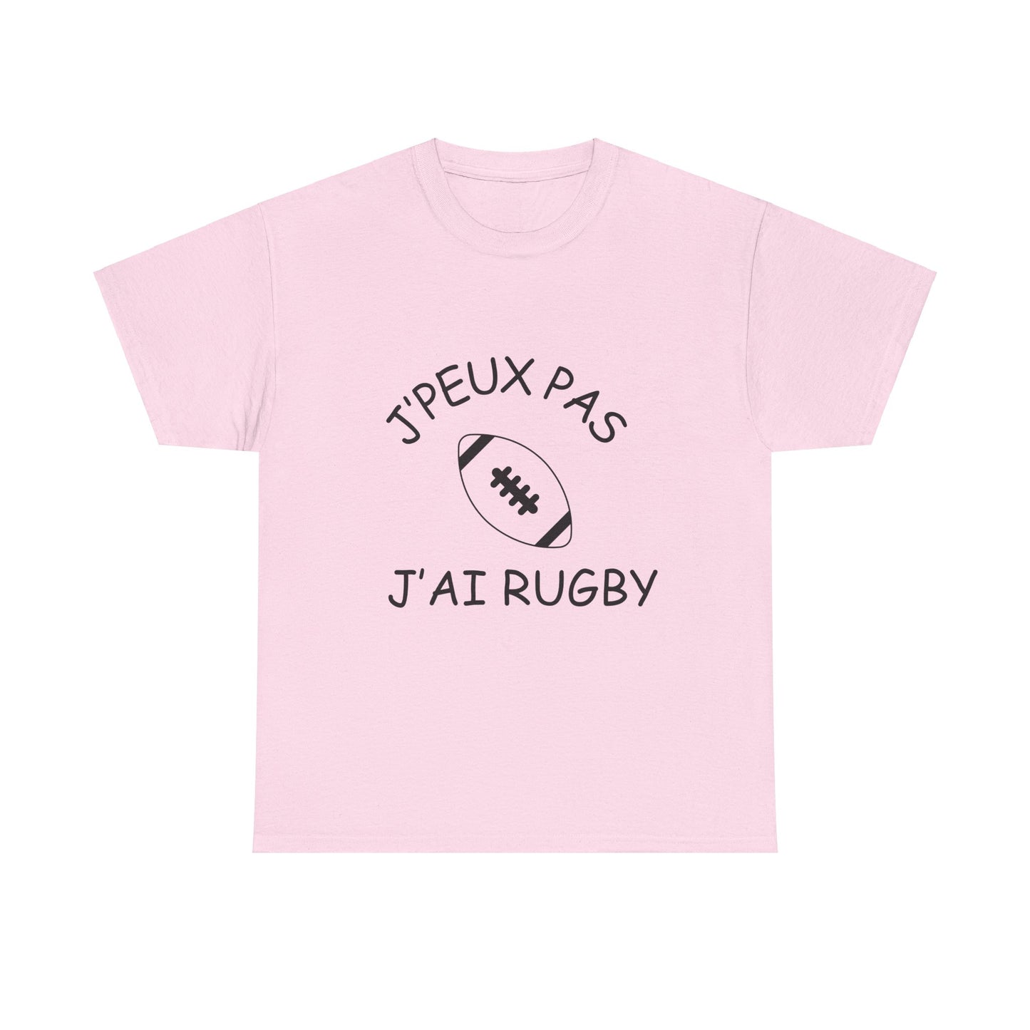 T-shirt "Je peux pas j'ai rugby"