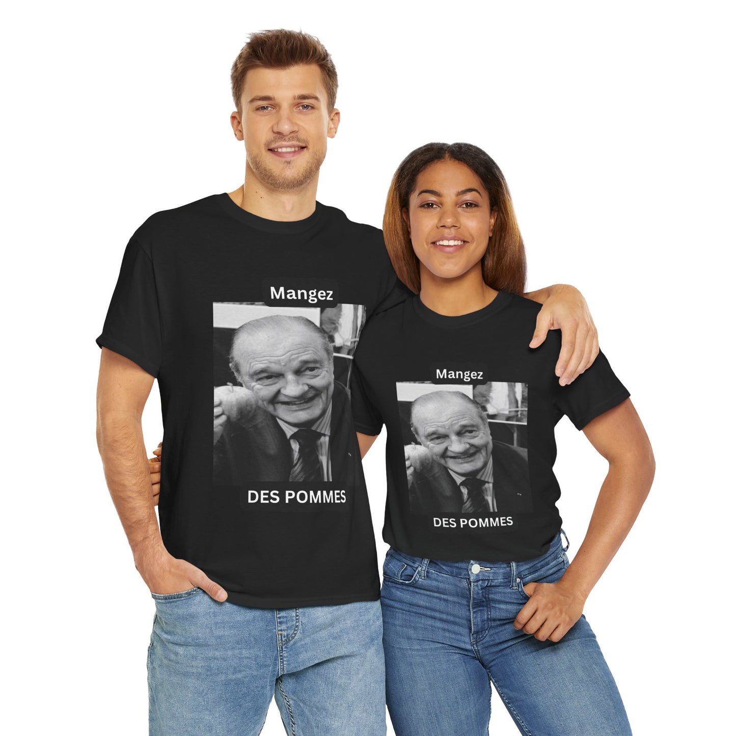 T shirt Chirac “Mangez des pommes”