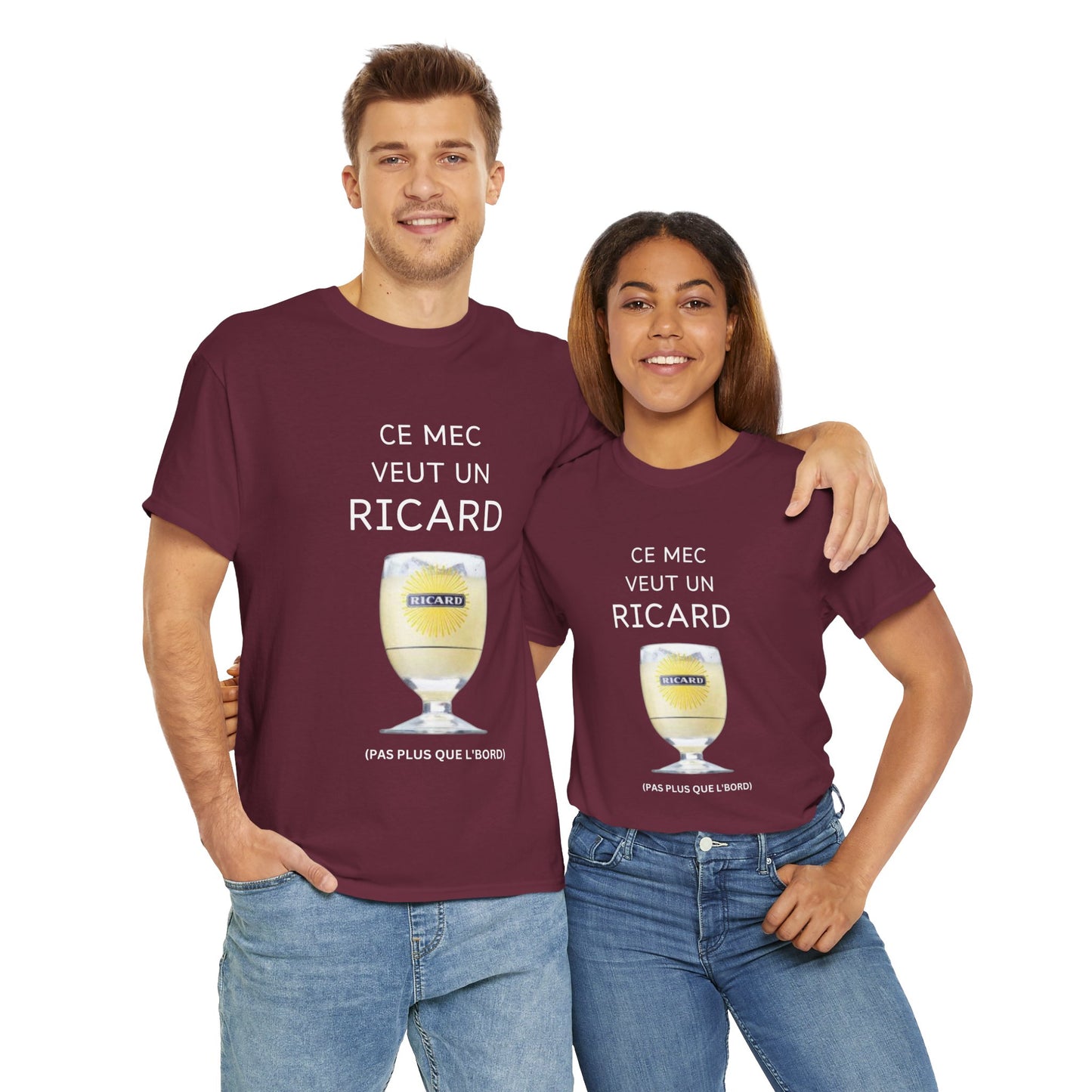 T shirt Ricard “Ce mec veut un ricard”