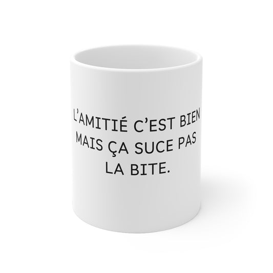 Mug "L'amitié c'est bien"