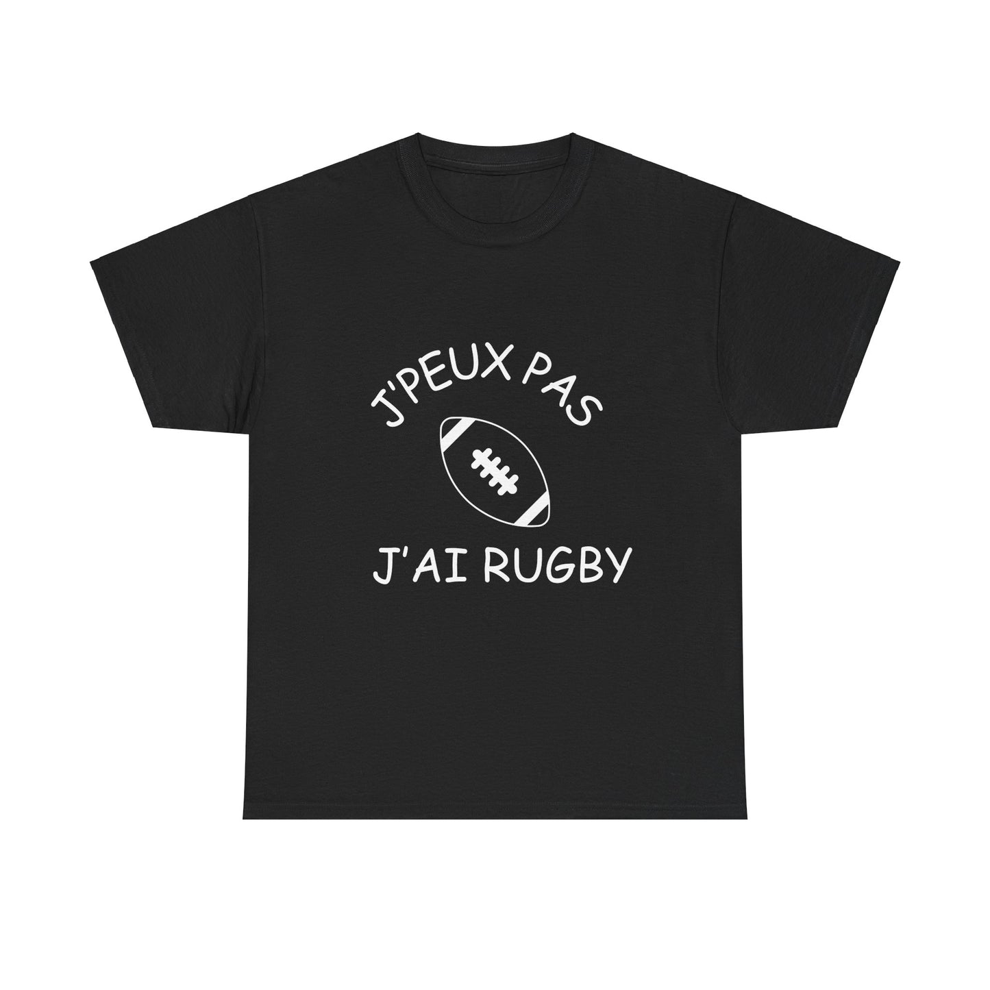 T-shirt "Je peux pas j'ai rugby"