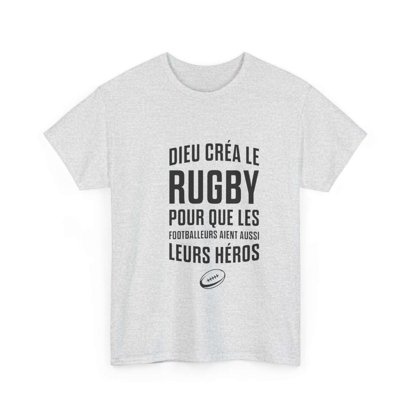 T-shirt "Dieu créa le rugby"