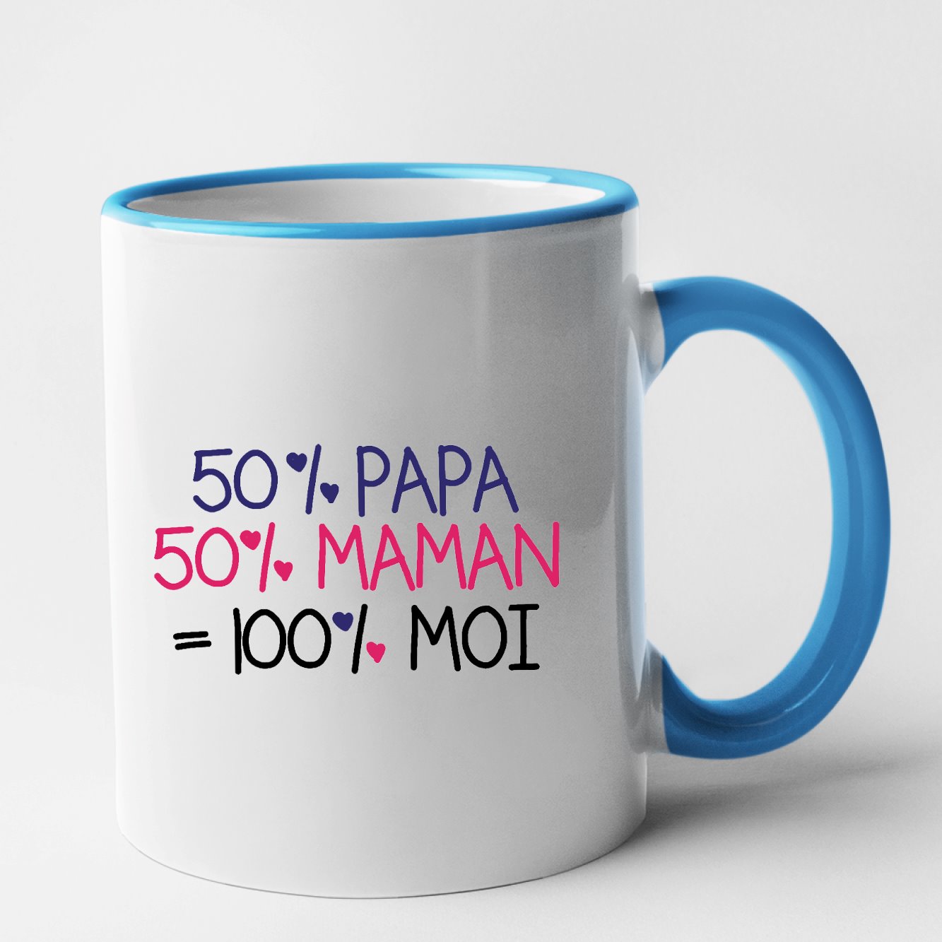 Mug 50% maman 50% papa