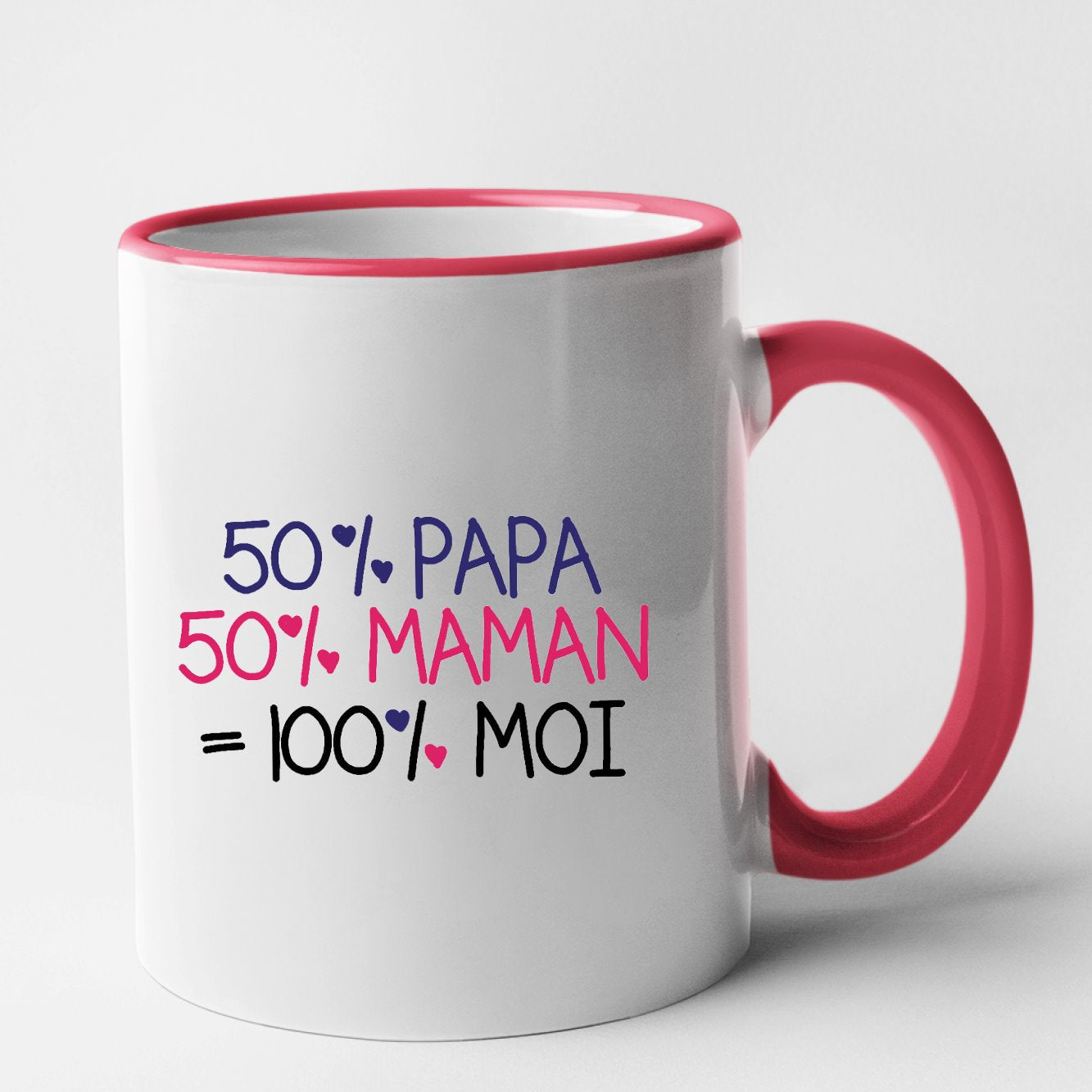 Mug 50% maman 50% papa