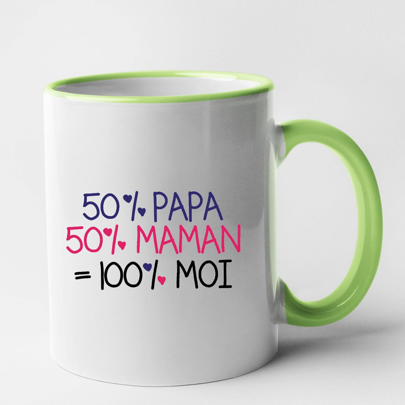 Mug 50% maman 50% papa