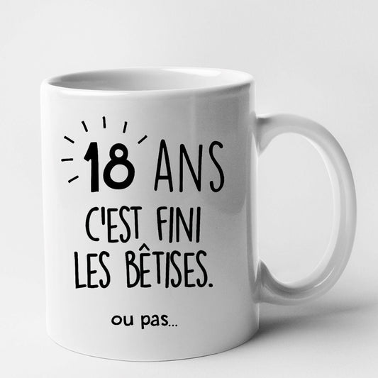 Mug Anniversaire 18 ans