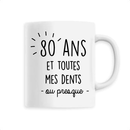 Mug Anniversaire 80 ans