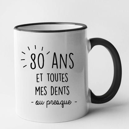 Mug Anniversaire 80 ans