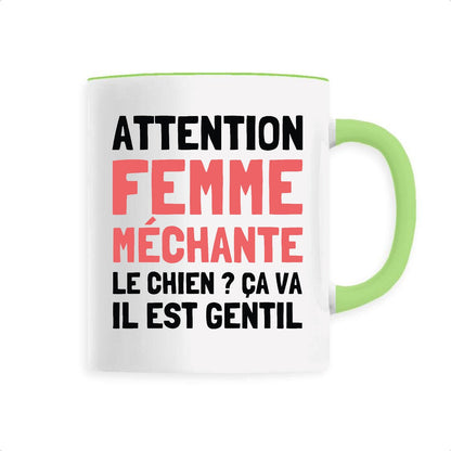 Mug Attention femme méchante