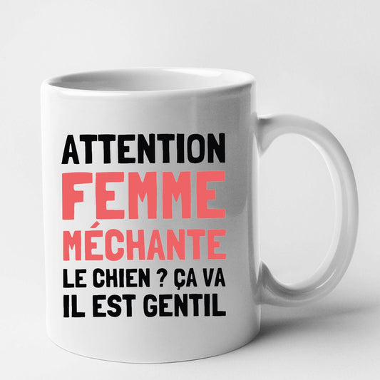 Mug Attention femme méchante