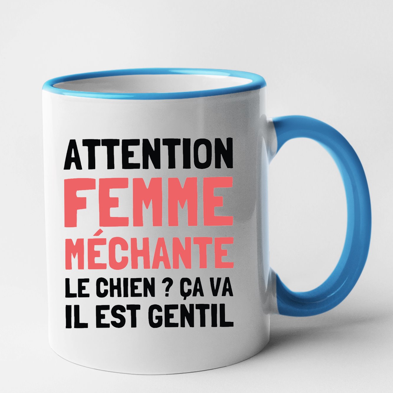 Mug Attention femme méchante