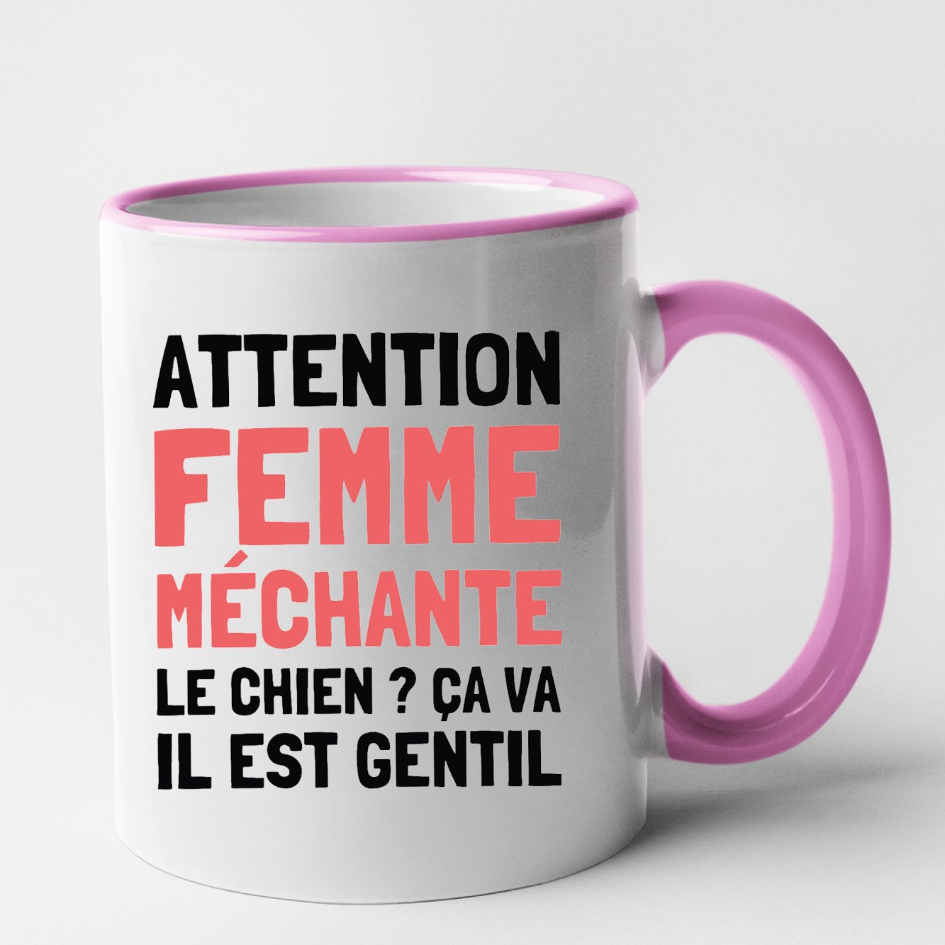 Mug Attention femme méchante