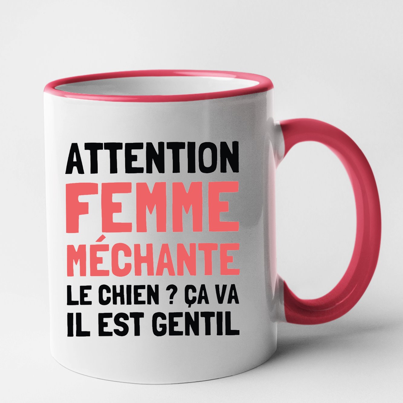 Mug Attention femme méchante