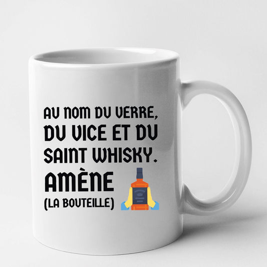 Mug Au nom du verre du vice et du saint whisky