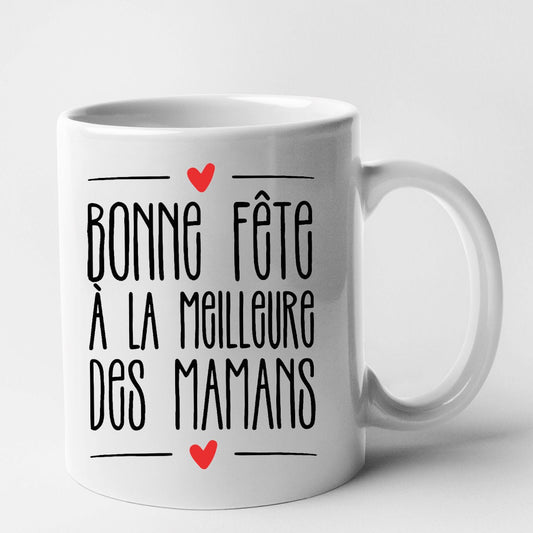 Mug Bonne fête à la meilleure des mamans