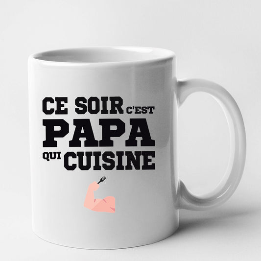 Mug Ce soir c'est papa qui cuisine