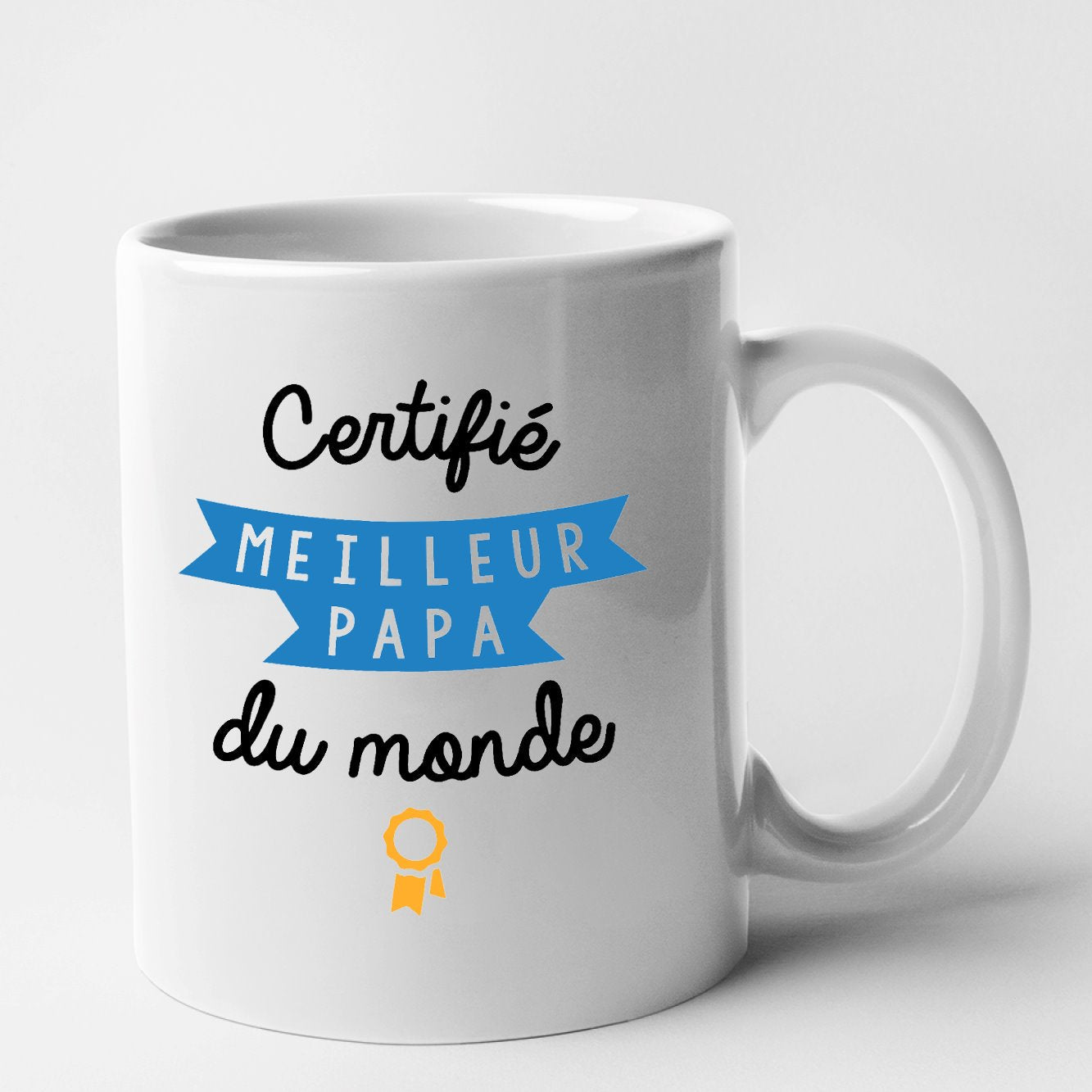 Mug Certifié meilleur papa du monde