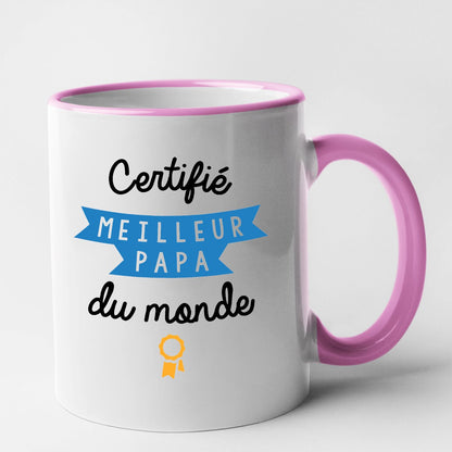 Mug Certifié meilleur papa du monde