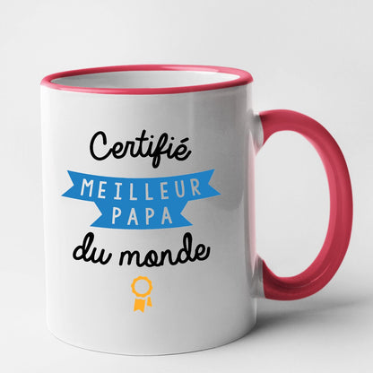 Mug Certifié meilleur papa du monde