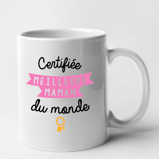 Mug Certifiée meilleure maman du monde