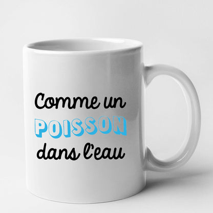 Mug Comme un poisson dans l'eau