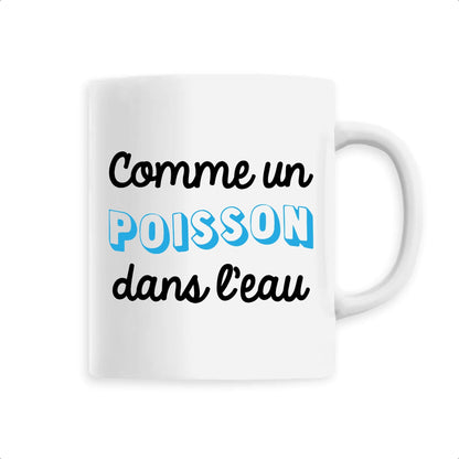 Mug Comme un poisson dans l'eau