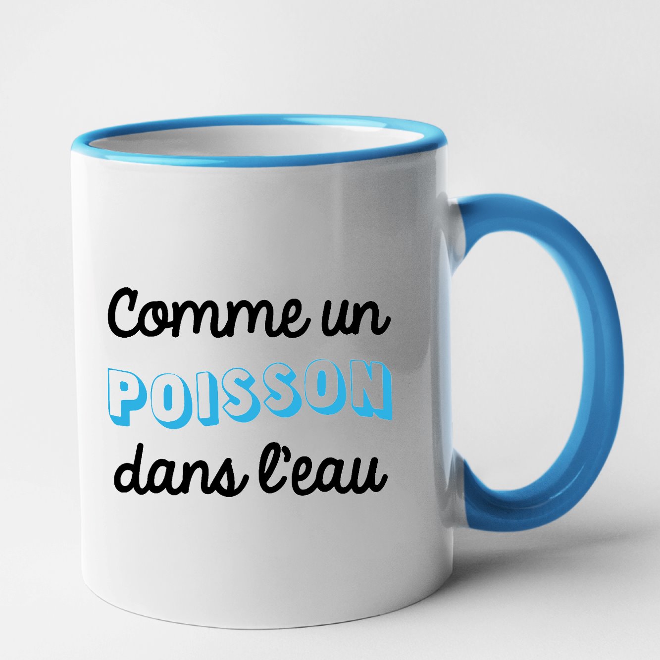 Mug Comme un poisson dans l'eau