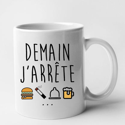 Mug Demain j'arrête