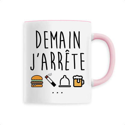 Mug Demain j'arrête