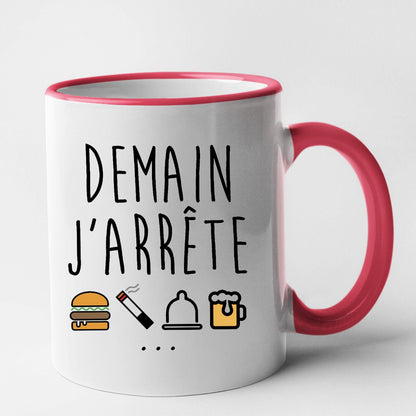 Mug Demain j'arrête