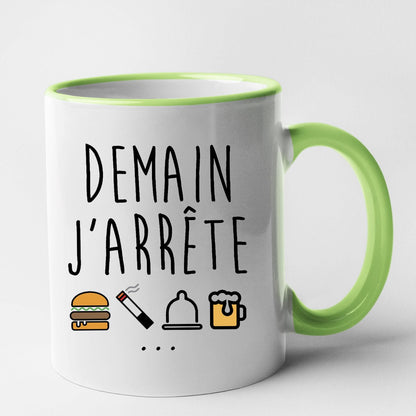 Mug Demain j'arrête