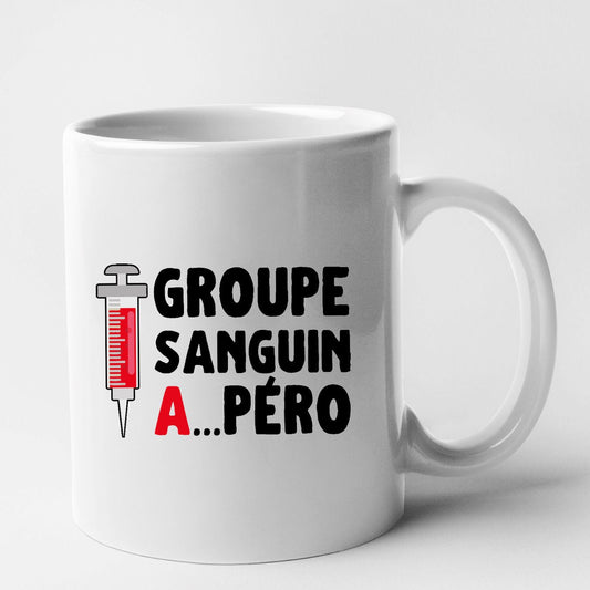 Mug Groupe sanguin Apéro