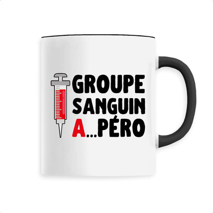 Mug Groupe sanguin Apéro