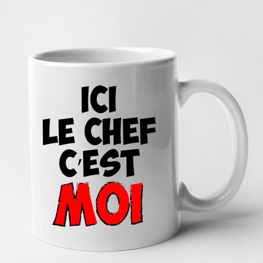 Mug Ici le chef c'est moi