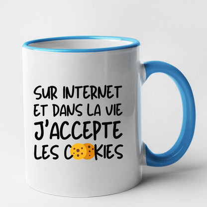 Mug J'accepte les cookies