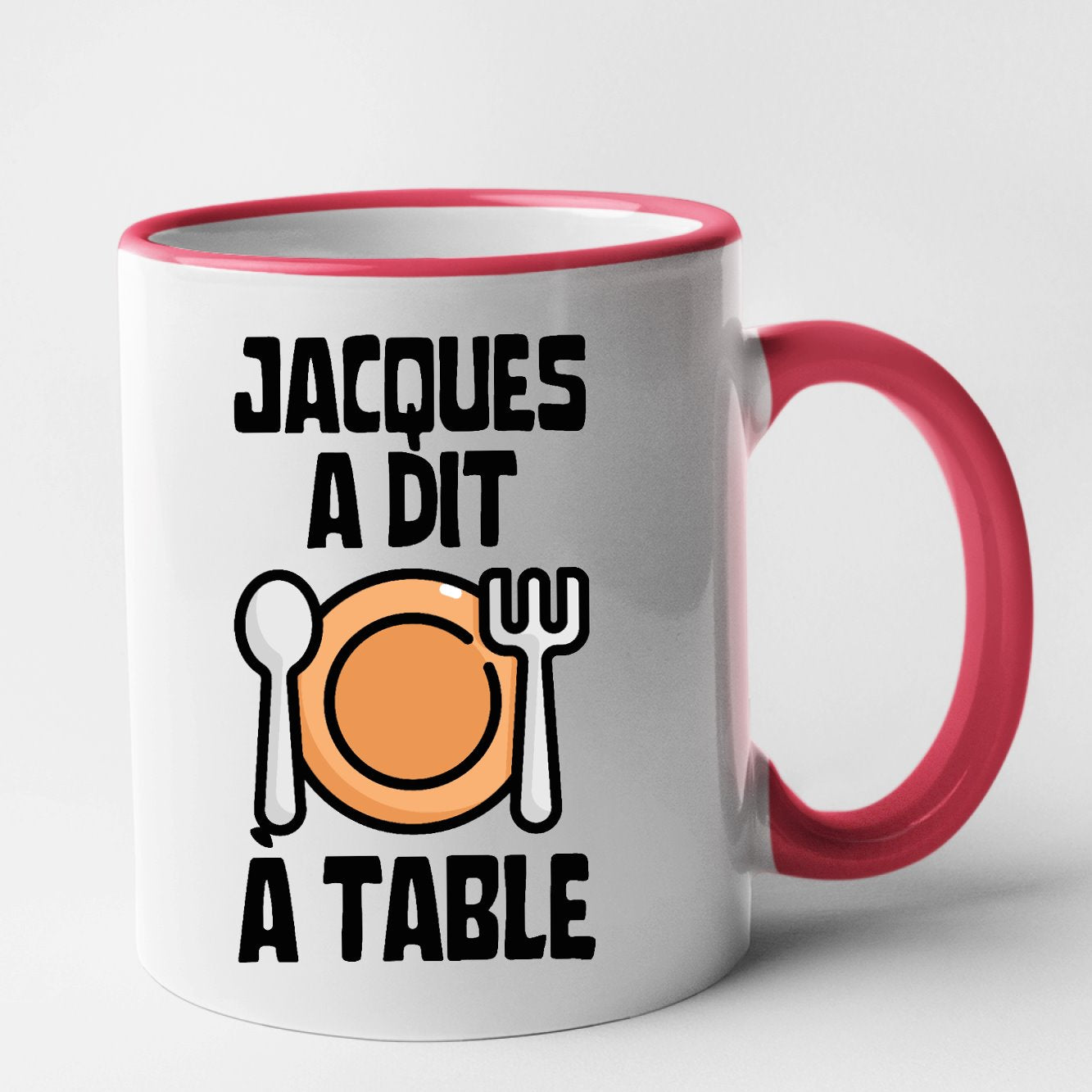 Mug Jacques a dit à table