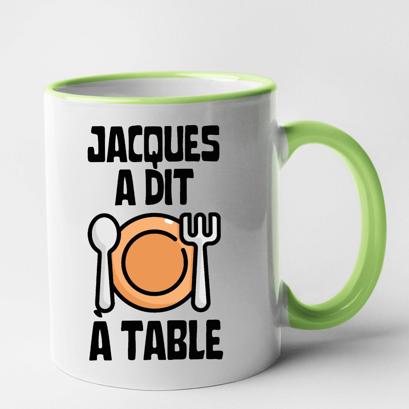 Mug Jacques a dit à table