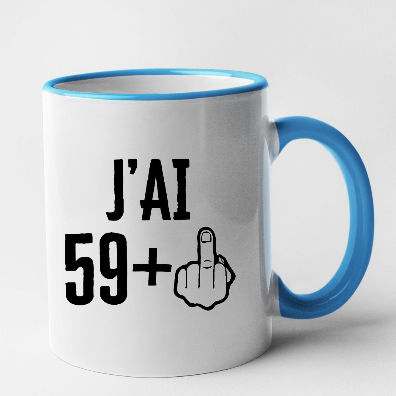 Mug J'ai 60 ans 59 + 1