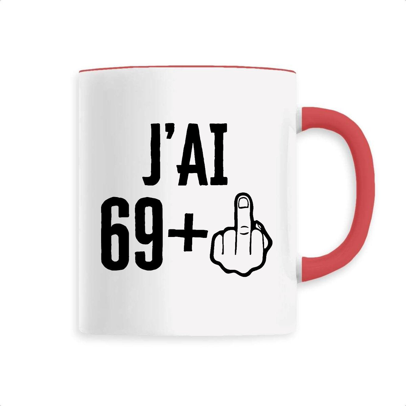 Mug J'ai 70 ans 69 + 1