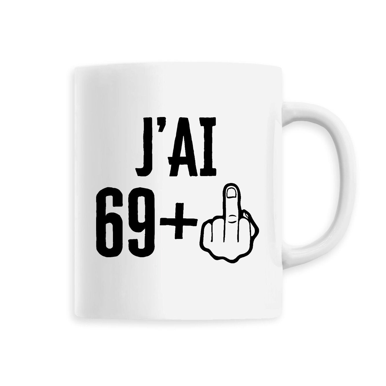 Mug J'ai 70 ans 69 + 1