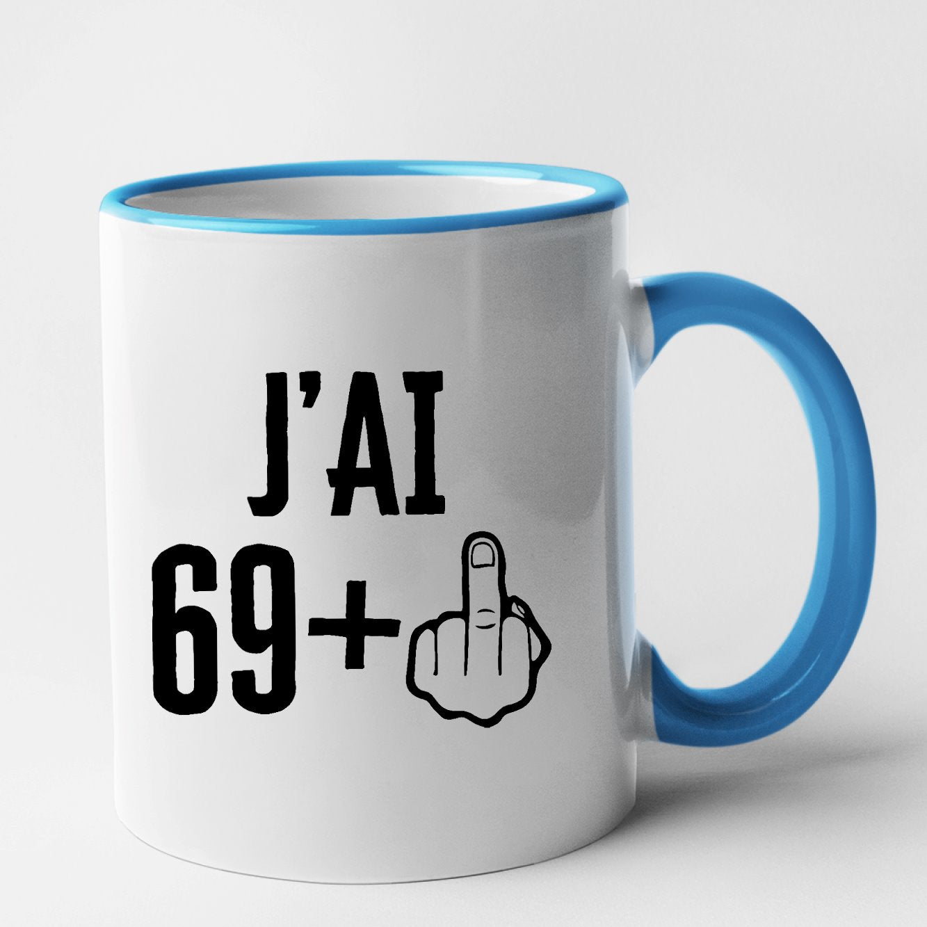 Mug J'ai 70 ans 69 + 1